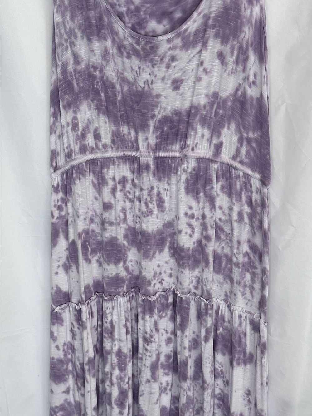 Knox Rose Lavender Tie-Dye Maxi Dress